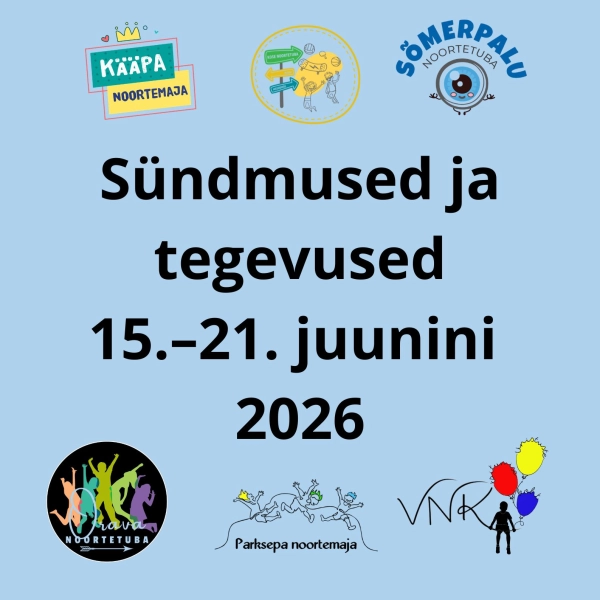 15.-21. juuni tegevused ja sündmused